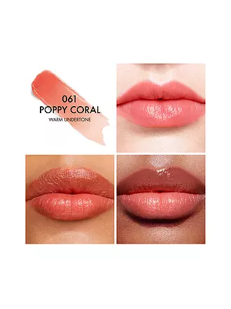 DIOR | Dior Addict Lip Glow 48-Stunden feuchtigkeitsspendender Lippenbalsam (061 Poppy Coral) | 